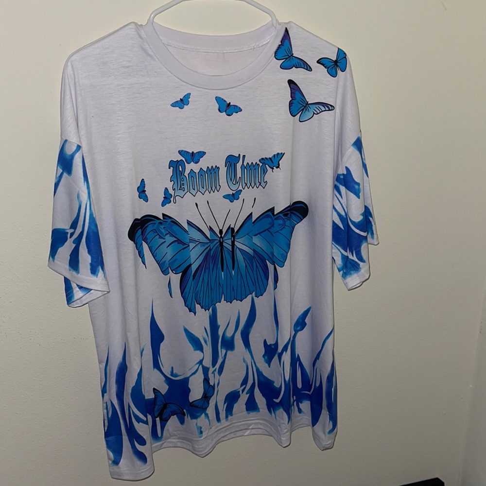 Shein butterfly top